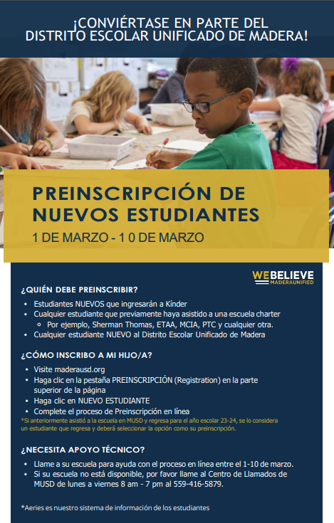 Enrollment Spanish